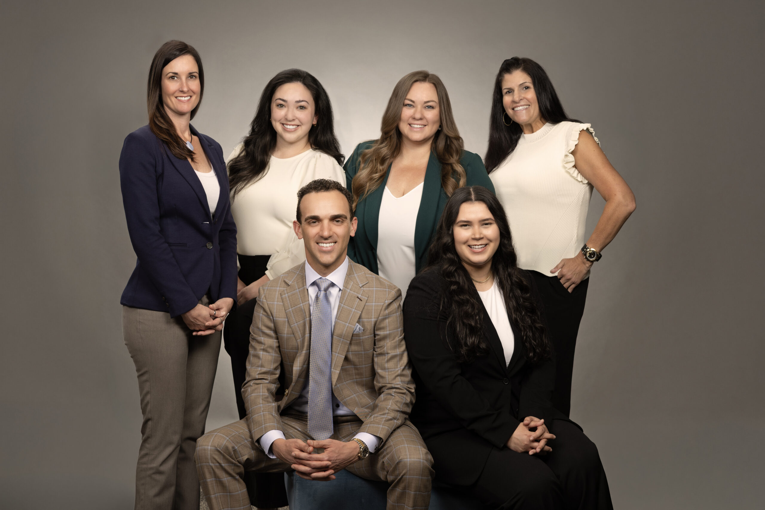 JJ Mack team photo sitting